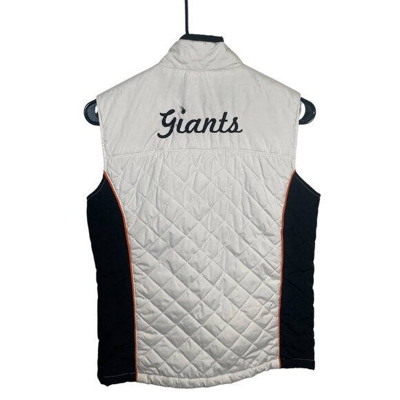 G III Cooperstown Collection SS Giants Vest Womens Small Carl Banks MLB Pockets - Picture 8 of 8